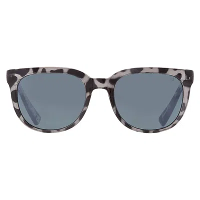 Spy Bewilder Happy Gray Green Black Mirror Oval Unisex Sunglasses 6700000000242 In Blue