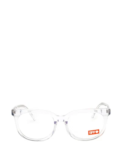 Spy Bewilder Round-frame Glasses In White
