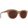 Spy Boundless Happy Brown Cat Eye Ladies Sunglasses 6700000000246