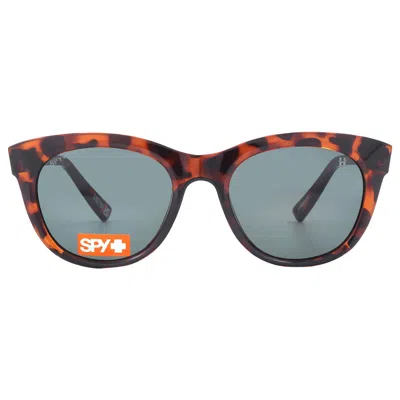 Spy Boundless Happy Grey Green Cat Eye Ladies Sunglasses 6700000000245 In Brown