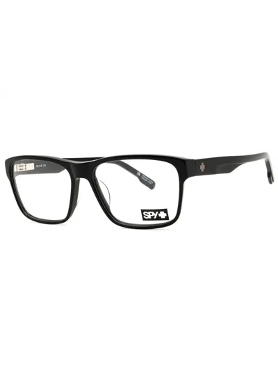 Spy Brody 58 Rectangular Eyeglasses For Men In Black