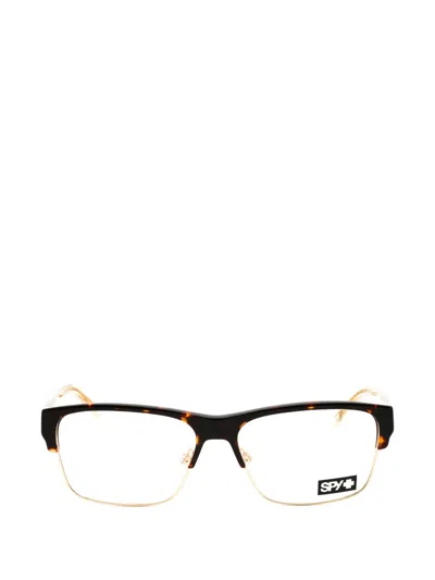 Spy Brody Rectangle-frame Glasses In Braun