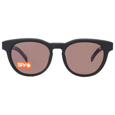 Spy Cedros Happy Bronze Oval Unisex Sunglasses 6700000000197 In Black