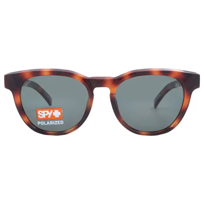 Spy Cedros Happy Grey Green Polarized Oval Unisex Sunglasses 6700000000199 In Black