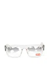 Spy Coleson 55 Rectangle-frame Glasses In White