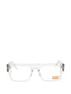 Spy Unisex Transparent Rectangular Eyeglass Frames Coleson55 In Transparent