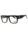 Spy Coleson 57 Rectangular Eyeglasses For Everyone In Black