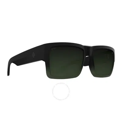 Spy Cyrus Happy Bronze With Olive Spectra Mirror Square Unisex Sunglasses 6700000000253 In Green