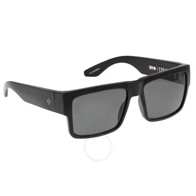 Spy Cyrus Happy Gray Green Square Men's Sunglasses 673180038863 58 In Black