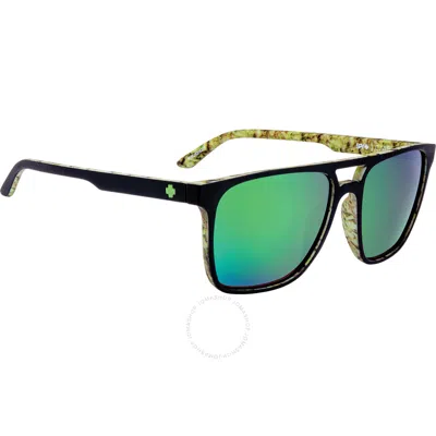 Spy Czar Hd Plus Bronze W/green Spectra Mirror Square Unisex Sunglasses 673526205225