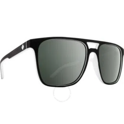 Spy Czar Hd Plus Grey Green With Platinum Spectra Square Unisex Sunglasses 673526209790