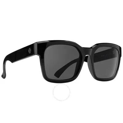 Spy Dessa Happy Grey Polarized Square Unisex Sunglasses 6700000000235 In Black