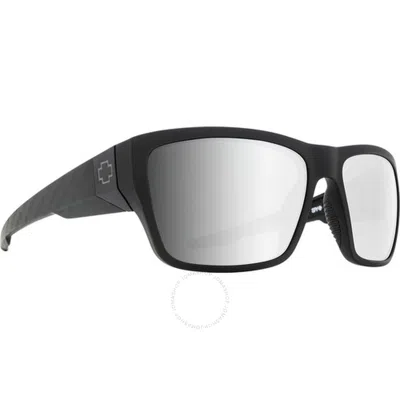 Spy Dirty Mo 2 Hd Plus Grey Green With Silver Spectra Mirror Wrap Men's Sunglasses 6700000000019 In Gray
