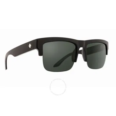 Spy Discord 5050 Hd Plus Grey Green Square Men's Sunglasses 6700000000062 In Black