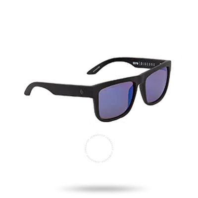 Spy Discord Hd Plus Bronze With Blue Spectra Mirror Square Men's Sunglasses 673119374280 In Black