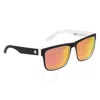 SPY SPY DISCORD HD PLUS GRAY GREEN WITH RED SPECTRA SQUARE SUNGLASSES 673119209365