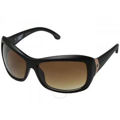 Spy Farrah Hd Plus Bronze Fade Butterfly Ladies Sunglasses 673011033355 In Brown