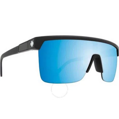 Spy Flynn 5050 Happy Boost Polarized Ice Blue Mirror Shield Unisex Sunglasses 6700000000182