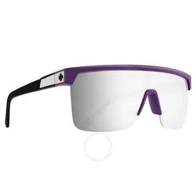 Spy Flynn 5050 Happy Bronze Platinum Mirror Shield Unisex Sunglasses 6700000000213 In Purple