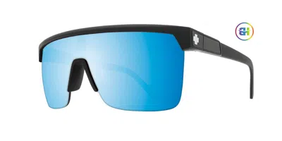 Spy Flynn 50/50 Polarized 6700000000182 Men's Sunglasses Black Size 134