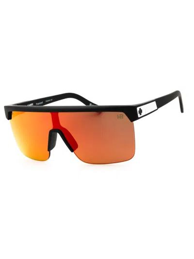 Spy Flynn 55 Shield Sunglasses In Orange