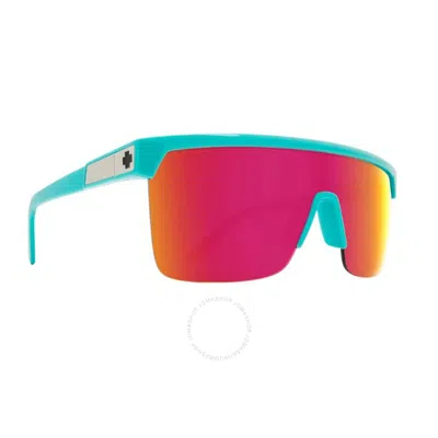 Spy Flynn Hd Plus Gray Green With Pink Spectra Shield Unisex Sunglasses 6700000000046 In Red