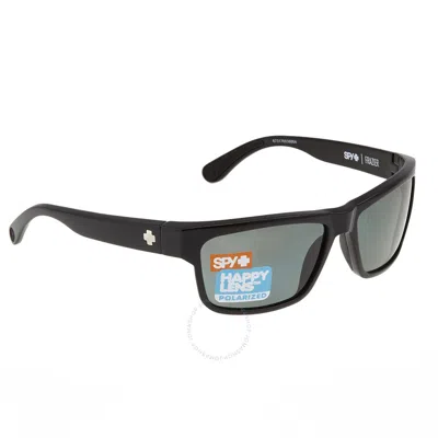 Spy Frazier Happy Gray Green Square Sunglasses 673176038864 In Grey/green/black