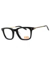 Spy Hardwin Fusion 52 Rectangular Unisex Eyeglasses In Black