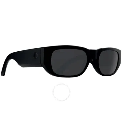 Spy Genre Happy Grey Polarized Rectangular Unisex Sunglasses 6700000000133 In Black