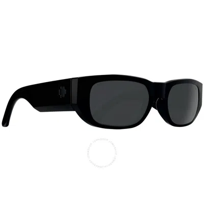 Spy Genre Happy Grey Rectangular Unisex Sunglasses 6700000000134 In Black