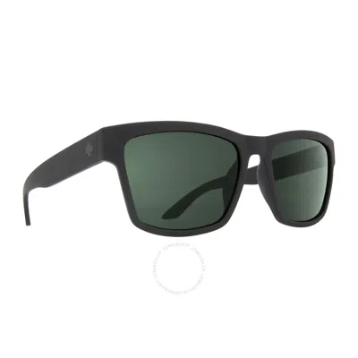 Spy Men's Frazier Sunglasses In Sosi Matte Black Gray Polar In Grey/green/black