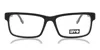 Spy Unisex Black Rectangular Eyeglass Frames Weston56 In Multi