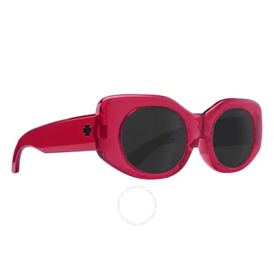 Spy Hangout Grey Cat Eye Ladies Sunglasses 6700000000179 In Burgundy
