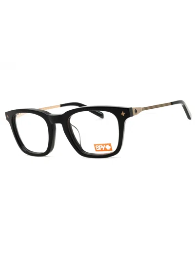 Spy Hardwin Fusion 52 Rectangular Unisex Eyeglasses In Black