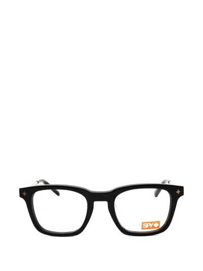 Spy Hardwin Fusion Rectangle-frame Glasses In Black