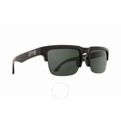 Spy Helm 5050 Hd Plus Gray Green Polarized Square Unisex Sunglasses 6700000000064 In Black
