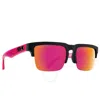 Spy Helm 5050 Hd Plus Gray Green With Pink Spectra Mirror Square Unisex Sunglasses 6700000000081