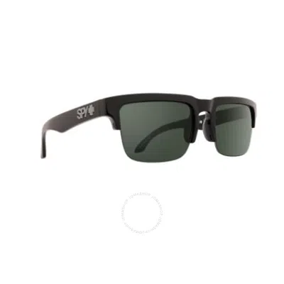 Spy Helm 5050 Hd Plus Grey Green Polarized Square Unisex Sunglasses 6700000000065 In Black