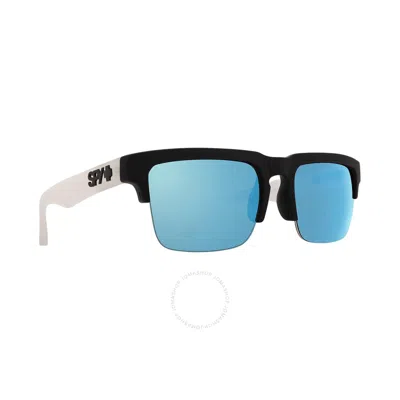 Spy Helm 5050 Hd Plus Grey Green With Light Blue Spectra Mirror Square Unisex Sunglasses 67000000000 In Black