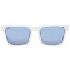 Spy Helm Tech Happy Boost Polarized Ice Blue Spectra Mirror Square Unisex Sunglasses 6700000000185 In Blue