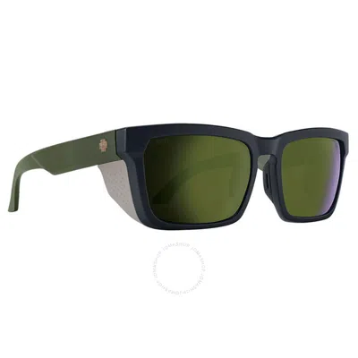 Spy Helm Tech Happy Bronze Rectangular Unisex Sunglasses 6700000000142 57 In Black