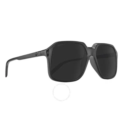 Spy Hot Spot Grey Polarized Square Unisex Sunglasses 6700000000171 In Black