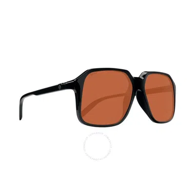 Spy Hot Spot Orange Square Unisex Sunglasses 6700000000172 In Brown