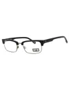 Spy Lewis 51 Mini Rectangular Eyeglasses In White