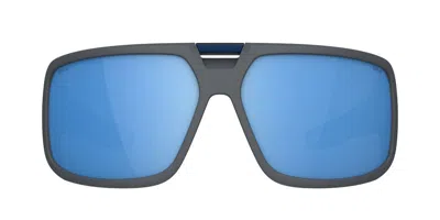 Spy Mainline Ansi Polarized Ys142002 Occhiali Da Sole Grigi Per Uomo In Ansi Rx Matte Grey