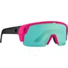Spy Monolith 5050 Happy Bronze With Light Green Spectra Mirror Shield Unisex Sunglasses 670000000016