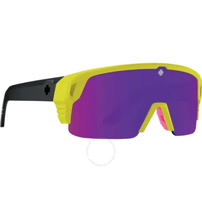 Spy Monolith 5050 Happy Bronze With Purple Spectra Mirror Shield Unisex Sunglasses 6700000000157