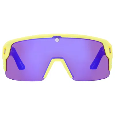 Spy Monolith 5050 Happy Bronze With Purple Spectra Mirror Shield Unisex Sunglasses 6700000000157 In Multi