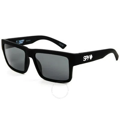 Spy Montana Hd+ Grey Green Square Unisex Sunglasses 673407973863 In Black