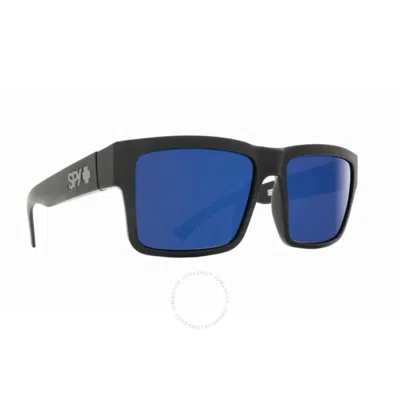 Spy Montana Hd Plus Gray Green Polarized With Dark Blue Square Men's Sunglasses 673407038486